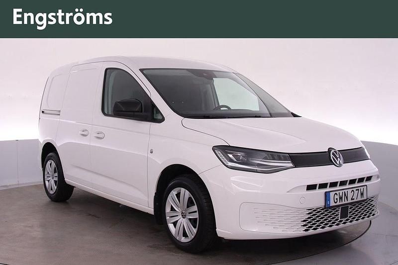 Vit (candyvit) Begagnad 2022 VW Caddy Minibuss | 259 000 kr (Superpris) - Bild 1/4