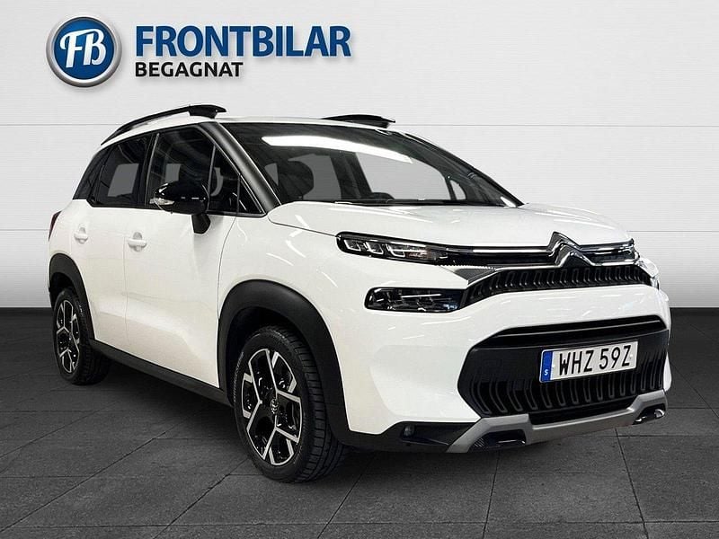 Vit Begagnad 2022 Citroën C3 Aircross Shine SUV | 184 900 kr (Marknadspris) - Bild 1/3