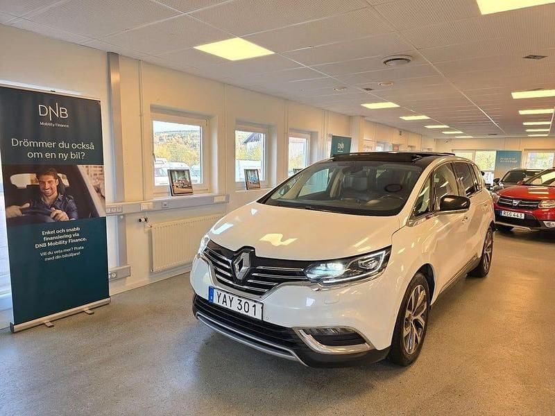 Vit Begagnad 2016 Renault Espace Minibuss | 109 900 kr (Superpris) - Bild 1/4