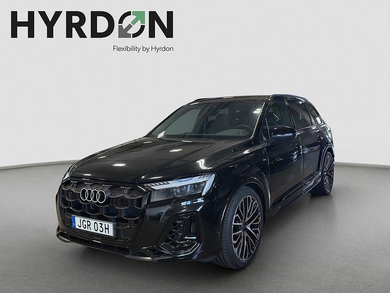 Svart Ny 2025 Audi Q7 S-Line SUV | 1 049 000 kr (Marknadspris) - Bild 1/4