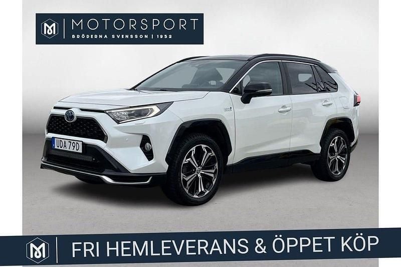 Vit pearl Begagnad 2021 Toyota RAV4 Premium SUV | 359 900 kr (Superpris) - Bild 1/3