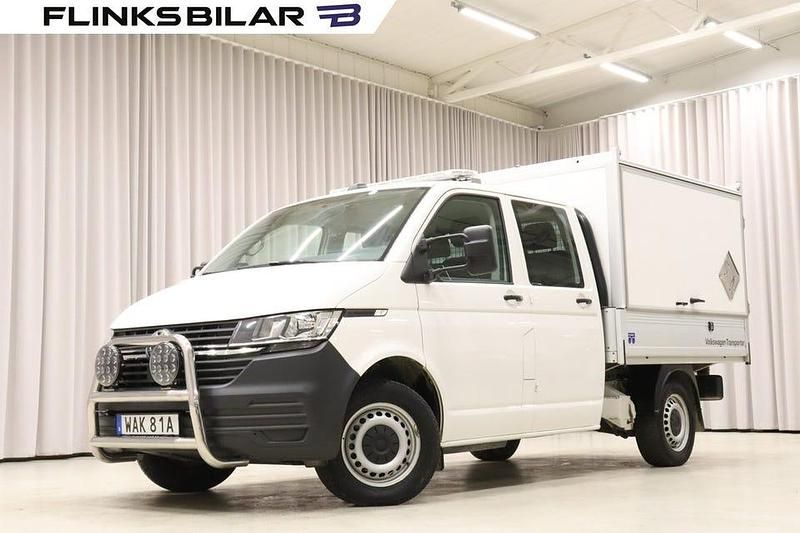 Vit Begagnad 2021 VW T6.1 Van | 498 750 kr - Bild 1/4