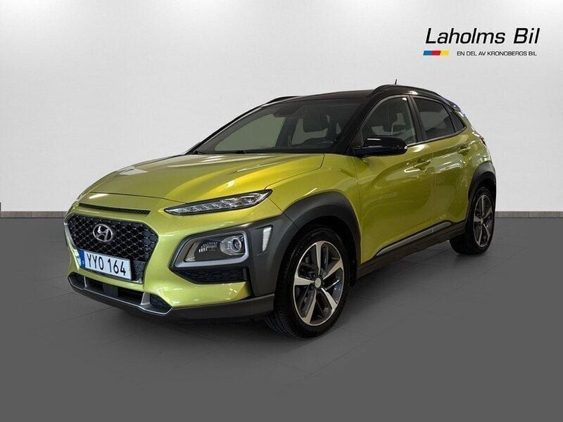 Acid yellow Begagnad 2018 Hyundai Kona Premium SUV | 179 900 kr (Marknadspris) - Bild 1/4