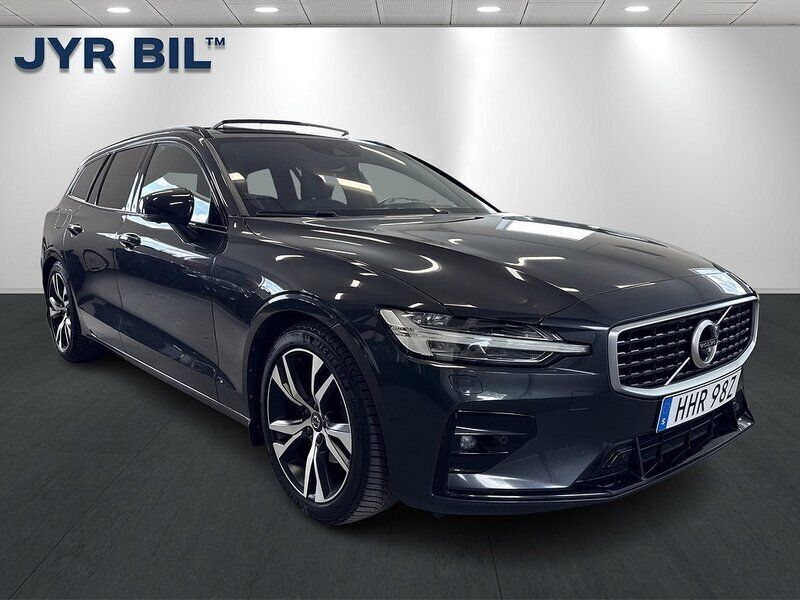 Grå Begagnad 2019 Volvo V60 R-Design Kombi | 329 000 kr (Dyr) - Bild 1/4