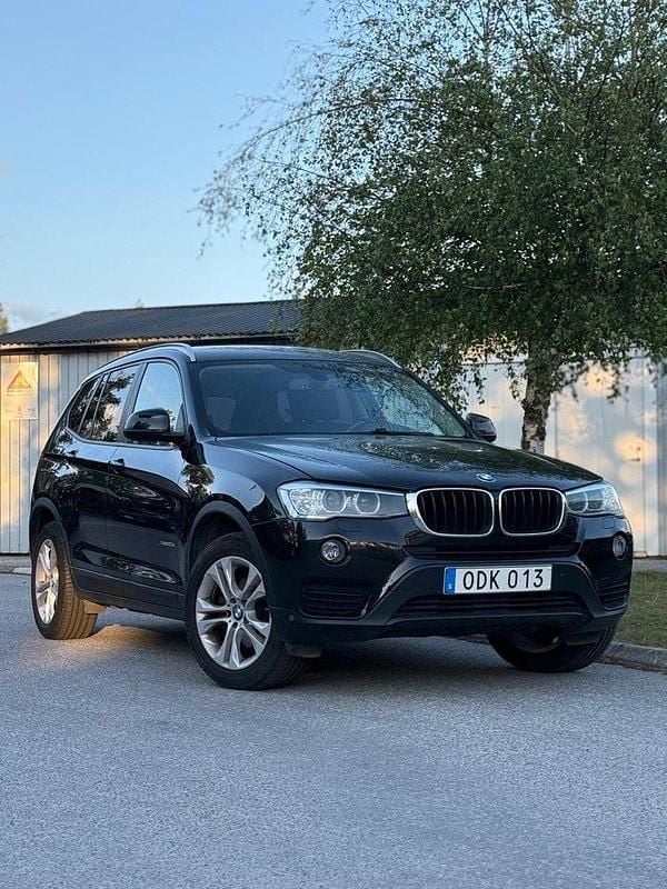 Svart Begagnad 2016 BMW X3 SUV | 189 900 kr (Bra pris) - Bild 1/4