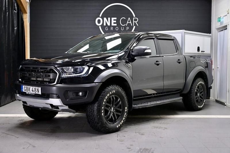 Svart Begagnad 2021 Ford Ranger Raptor Pickup | 419 800 kr - Bild 1/4