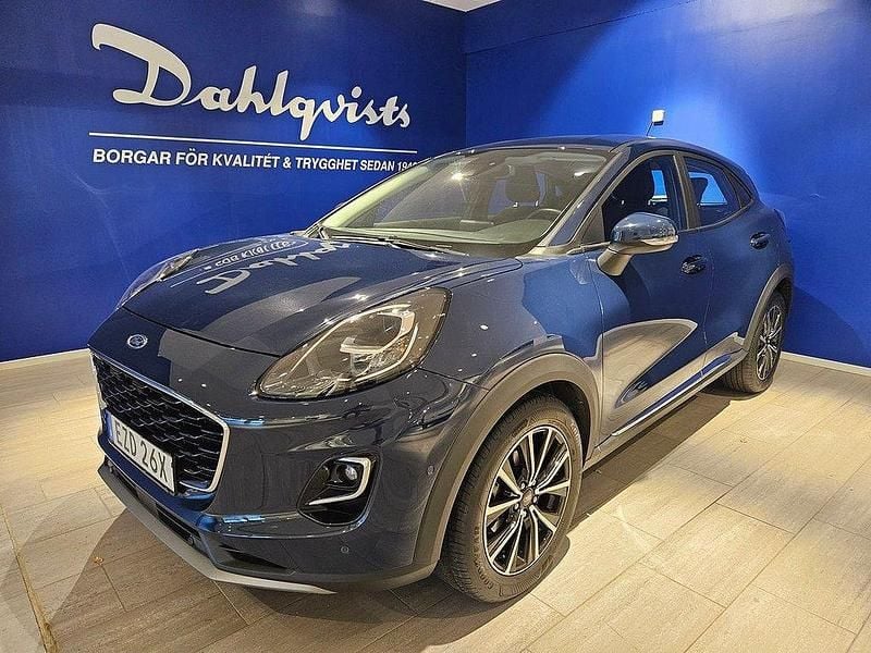 Blå Begagnad 2021 Ford Puma SUV | 209 000 kr (Marknadspris) - Bild 1/4