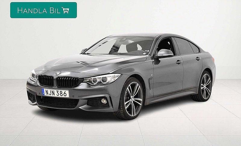 Grå Begagnad 2017 BMW 420 M Sport Sedan | 239 900 kr (Lite dyr) - Bild 1/4