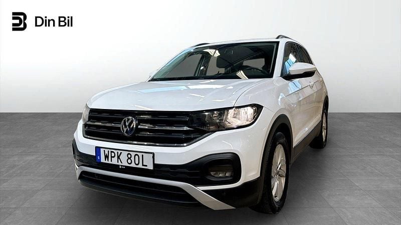 Vit Begagnad 2019 VW T-Cross Comfortline SUV | 159 900 kr (Marknadspris) - Bild 1/4