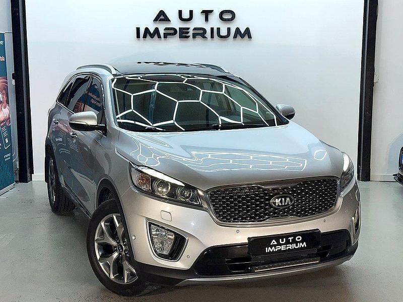 Grå Begagnad 2015 Kia Sorento SUV | 189 900 kr (Lite dyr) - Bild 1/4