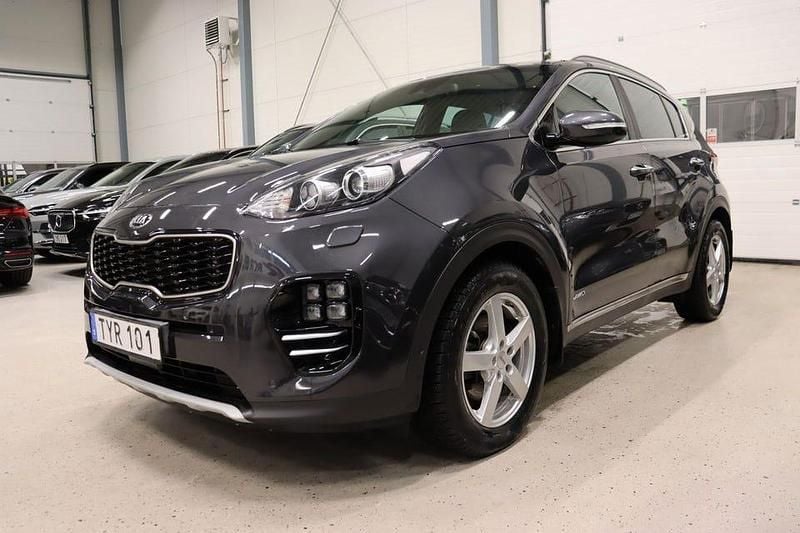 Grå Begagnad 2017 Kia Sportage GT-Line SUV | 204 800 kr (Bra pris) - Bild 1/4