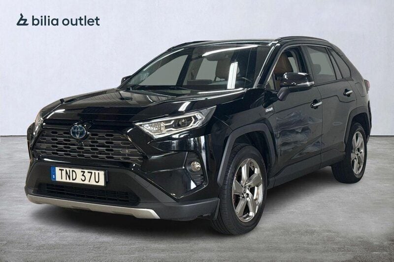 Svart Begagnad 2021 Toyota RAV4 Hybrid SUV | 299 900 kr (Lite dyr) - Bild 1/3