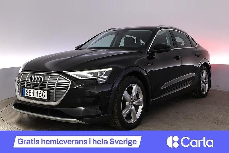 Svart Begagnad 2022 Audi e-tron Sportback Proline SUV | 375 900 kr (Marknadspris) - Bild 1/3