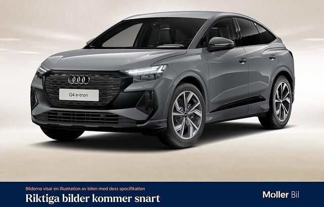 Kiselgrå Begagnad 2023 Audi Q4 Sportback e-tron SUV | 459 900 kr (Dyr) - Bild 1/4