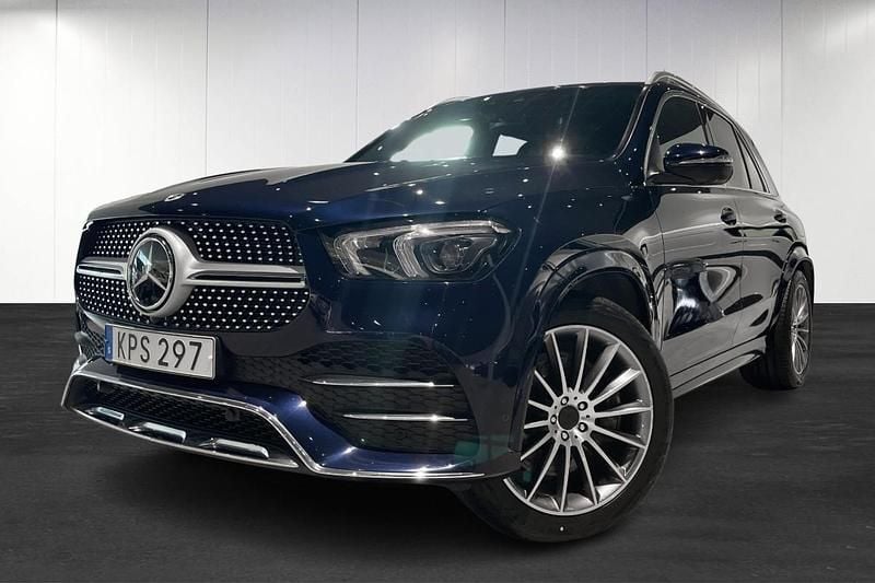 Svart Begagnad 2022 Mercedes GLE350 AMG SUV | 599 900 kr - Bild 1/4