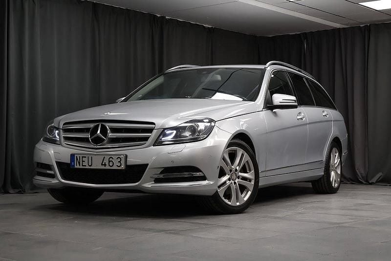 Silver Begagnad 2012 Mercedes C220 Avantgarde Kombi | 119 000 kr (Marknadspris) - Bild 1/4