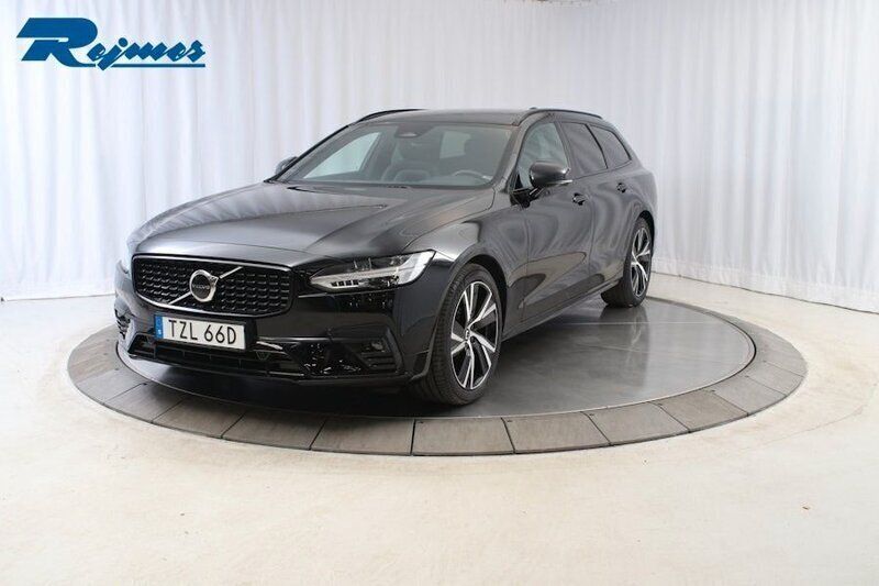Svart Begagnad 2021 Volvo V90 R-Design Kombi | 329 800 kr (Marknadspris) - Bild 1/4