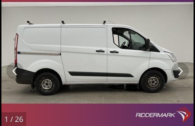 Vit Begagnad 2016 Ford Transit Custom | 120 000 kr (Bra pris) - Bild 1/4