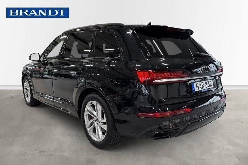 Svart Begagnad 2021 Audi Q7 S-Line SUV | 579 900 kr (Bra pris) - Bild 1/4