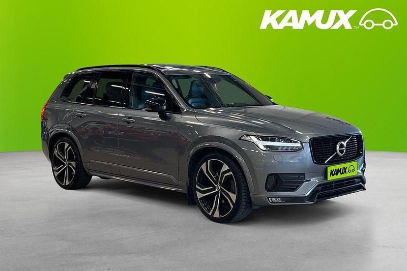 Silver/grå Begagnad 2019 Volvo XC90 R-Design SUV | 419 800 kr (Lite dyr) - Bild 1/3