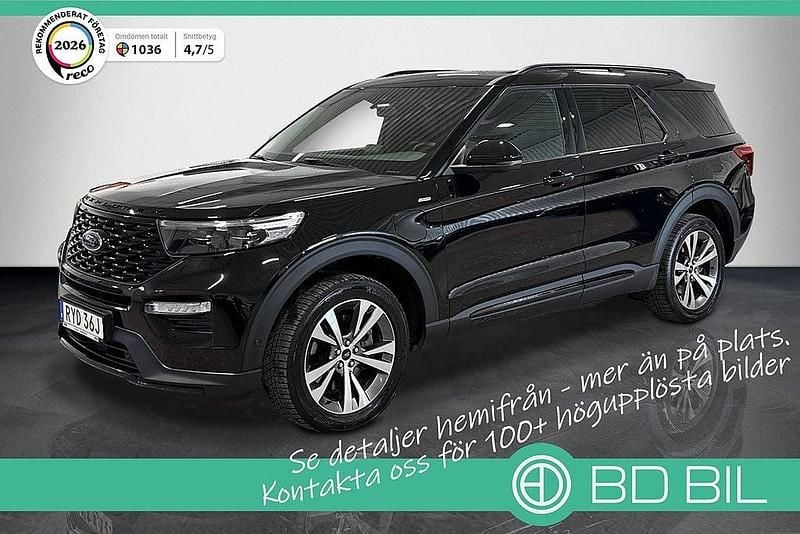 Begagnad Ford Explorer ST-Line 457 HK (336 kW) 2021 Svartmetallic SUV