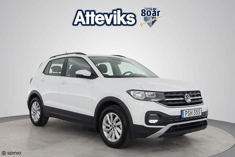 Vit Begagnad 2021 VW T-Cross Comfortline SUV | 179 000 kr (Marknadspris) - Bild 1/3