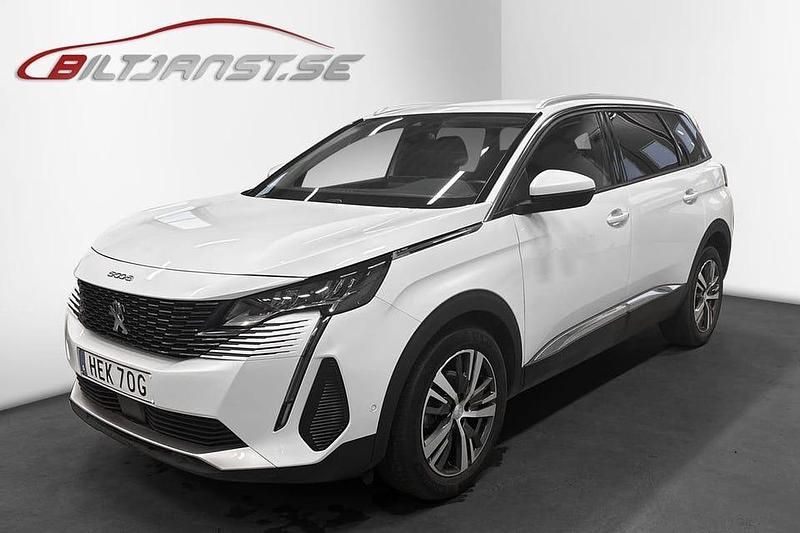 Begagnad Peugeot 5008 Allure 132 HK (97 kW) 2021 Vit Minibuss