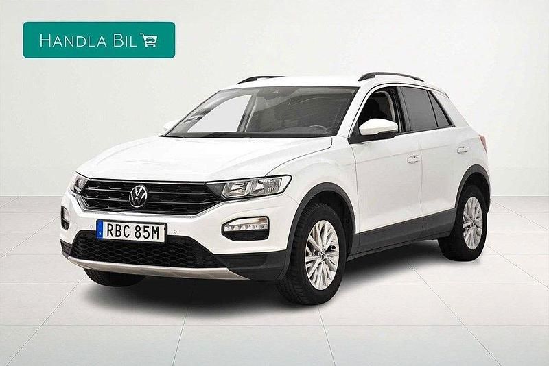 Vit Begagnad 2020 VW T-Roc SUV | 169 900 kr (Marknadspris) - Bild 1/4