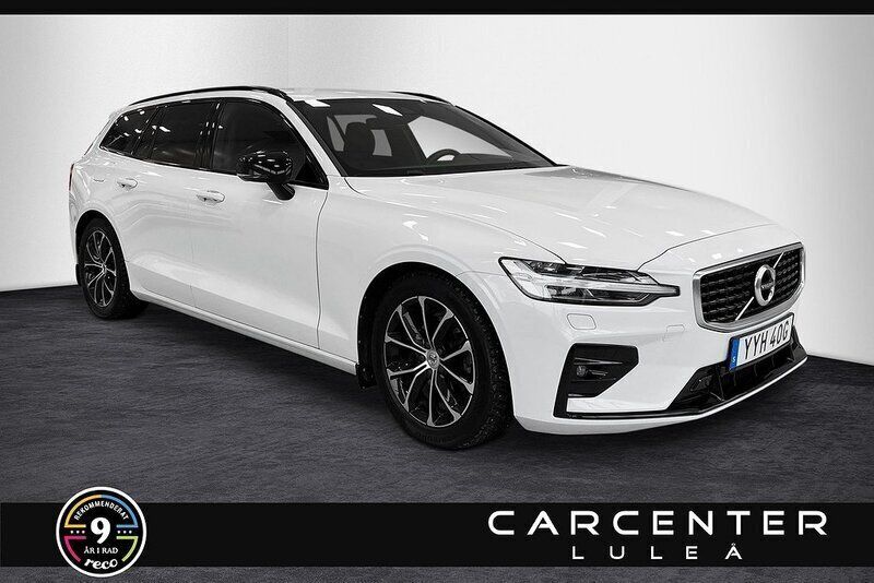 Vit Begagnad 2020 Volvo V60 R-Design Kombi | 329 900 kr (Marknadspris) - Bild 1/4