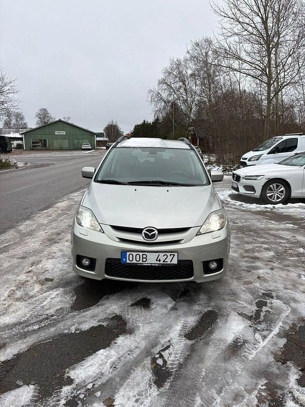 Grå Begagnad 2007 Mazda 5 Inclusive Minibuss | 20 000 kr (Bra pris) - Bild 1/4