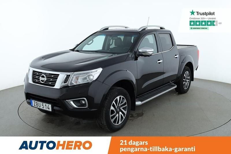 Svart Begagnad 2018 Nissan Navara 360º Pickup | 280 000 kr (Marknadspris) - Bild 1/4