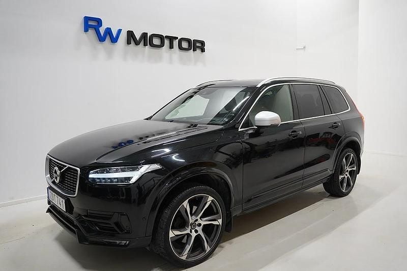 Begagnad Volvo XC90 R-Design 235 HK (172 kW) 2018 Svart SUV