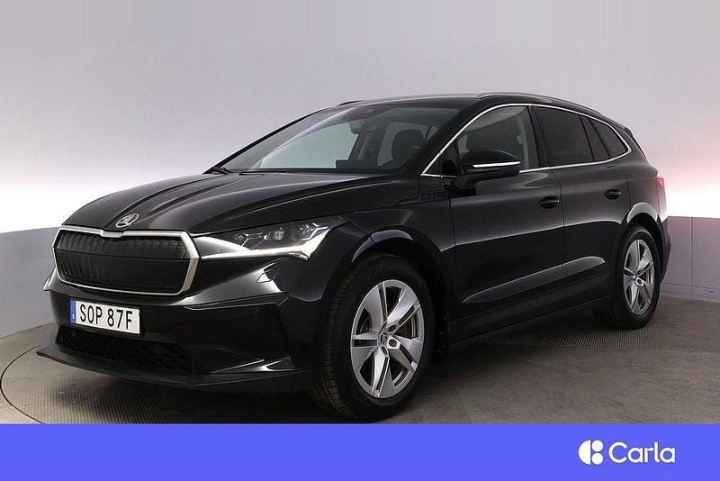 Svart Begagnad 2023 Skoda Enyaq iV SUV | 419 900 kr (Marknadspris) - Bild 1/4