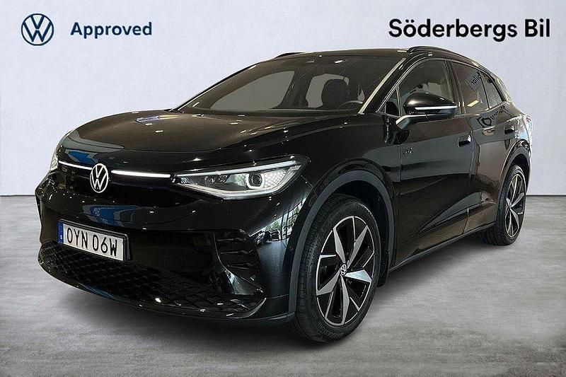 Svart Begagnad 2023 VW ID.4 GTX SUV | 479 900 kr (Marknadspris) - Bild 1/3