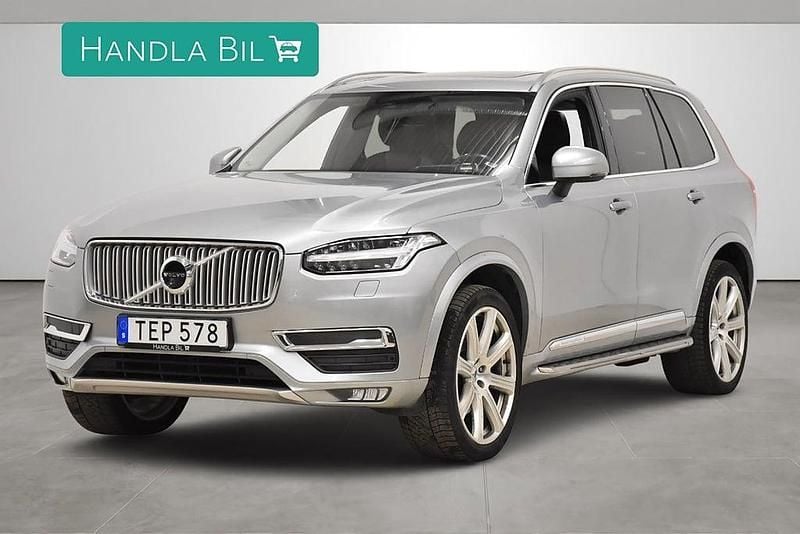Silver Begagnad 2018 Volvo XC90 Inscription SUV | 409 900 kr (Bra pris) - Bild 1/4