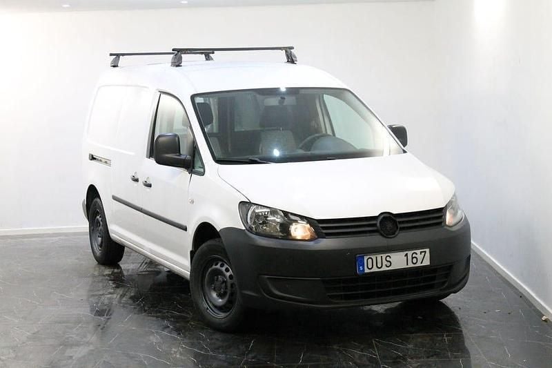 Vit Begagnad 2011 VW Caddy Maxi Minibuss | 69 900 kr (Marknadspris) - Bild 1/4