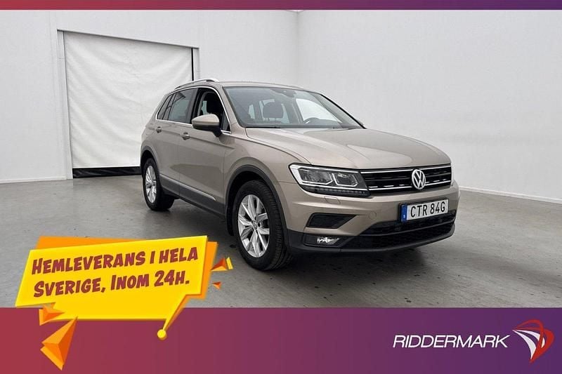 Ljusbrun Begagnad 2019 VW Tiguan SUV | 249 800 kr (Bra pris) - Bild 1/3