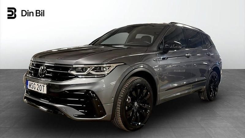 Begagnad VW Tiguan Allspace R-line 193 HK (141 kW) 2024 Mörkgrå SUV