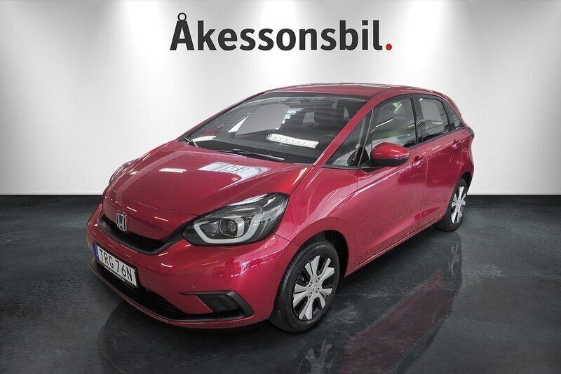 Röd Begagnad 2021 Honda Jazz Elegance Halvkombi | 204 900 kr (Marknadspris) - Bild 1/4