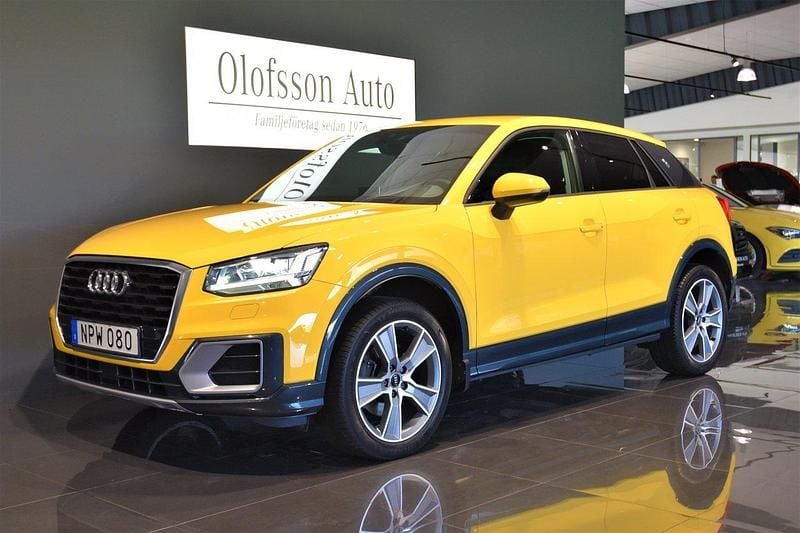 Gul Begagnad 2016 Audi Q2 Design SUV | 179 000 kr (Marknadspris) - Bild 1/4