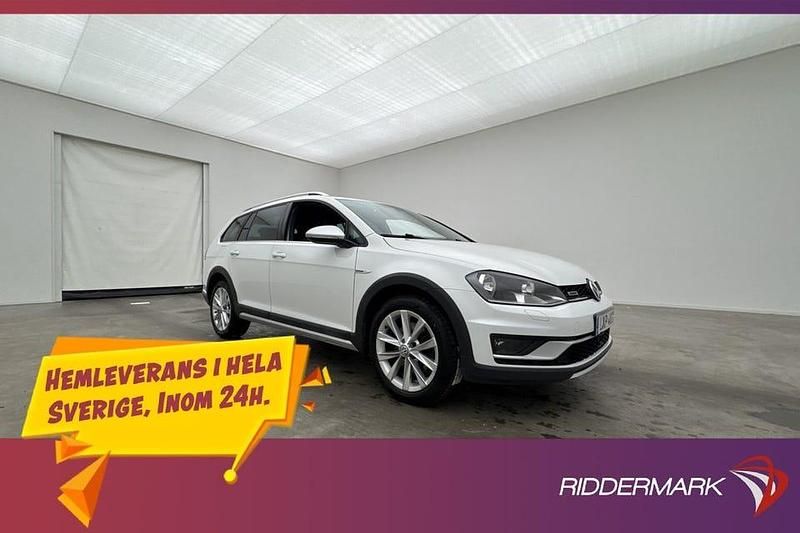 Vit Begagnad 2016 VW Golf Alltrack Kombi | 164 800 kr (Marknadspris) - Bild 1/3