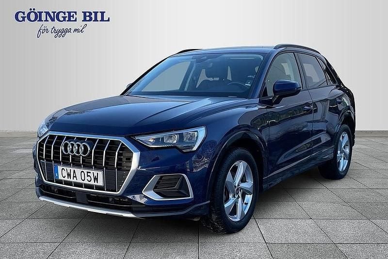 Blå Begagnad 2022 Audi Q3 Advanced Plus SUV | 319 000 kr (Marknadspris) - Bild 1/2