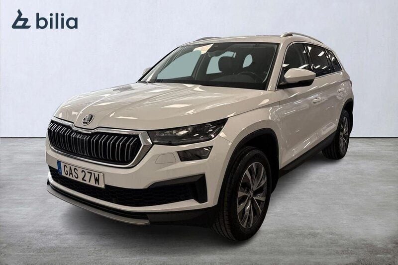 Vit Begagnad 2022 Skoda Kodiaq Style SUV | 339 000 kr (Bra pris) - Bild 1/3