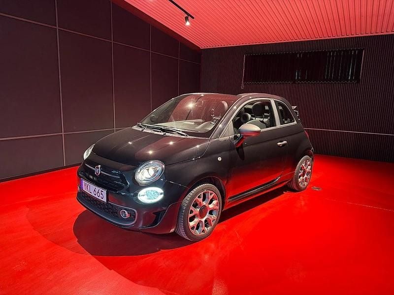 Svart metallic Begagnad 2017 Fiat 500C Sport Cab | 94 900 kr (Marknadspris) - Bild 1/4