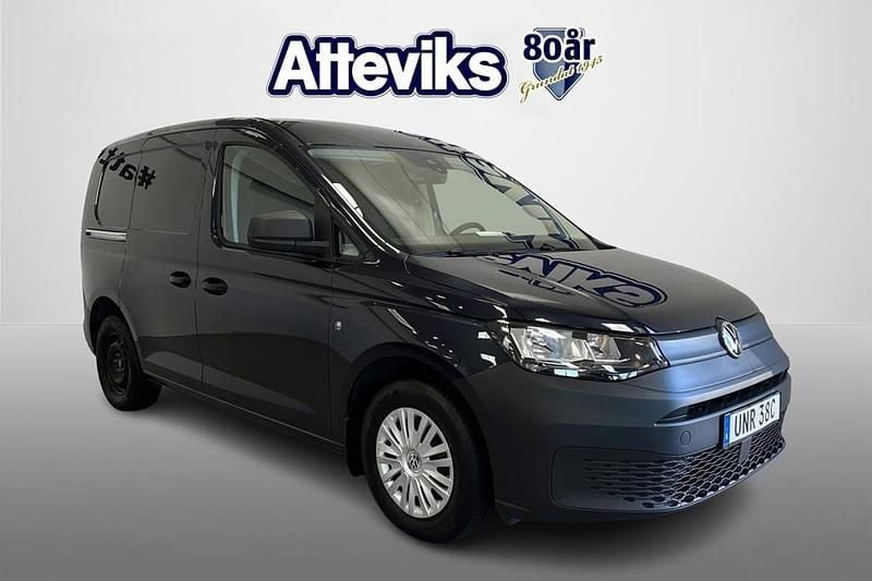 Blå Begagnad 2022 VW Caddy Minibuss | 209 000 kr (Bra pris) - Bild 1/4
