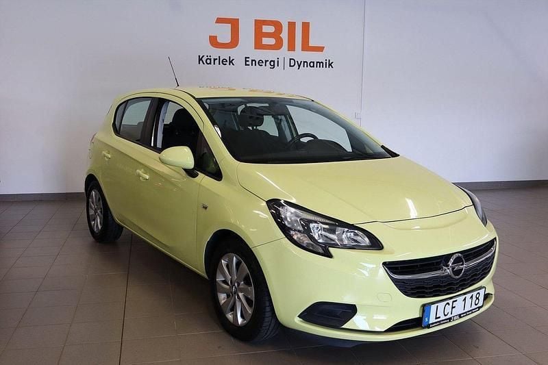 Grön Begagnad 2015 Opel Corsa Enjoy Halvkombi | 94 900 kr (Marknadspris) - Bild 1/4