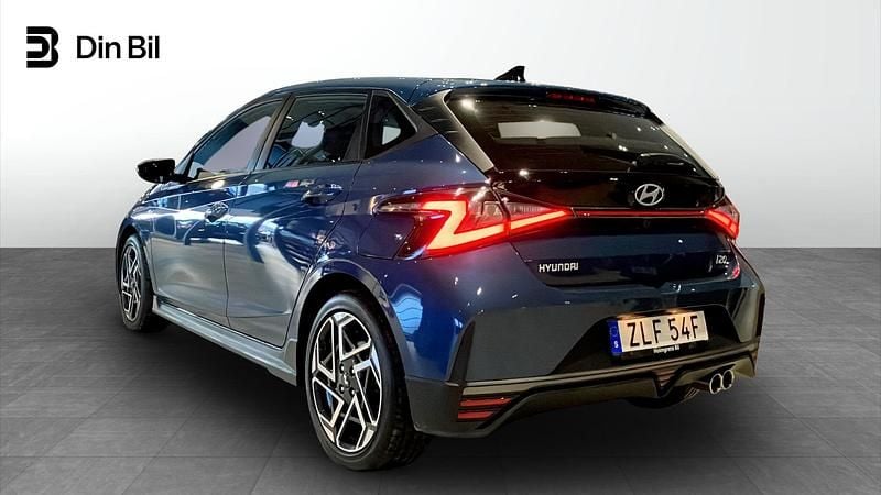 Begagnad Hyundai i20 N Line 101 HK (74 kW) 2024 Blå Halvkombi