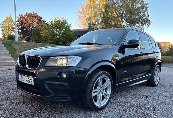 Svart Begagnad 2012 BMW X3 M Sport SUV | 129 000 kr (Marknadspris) - Bild 1/4