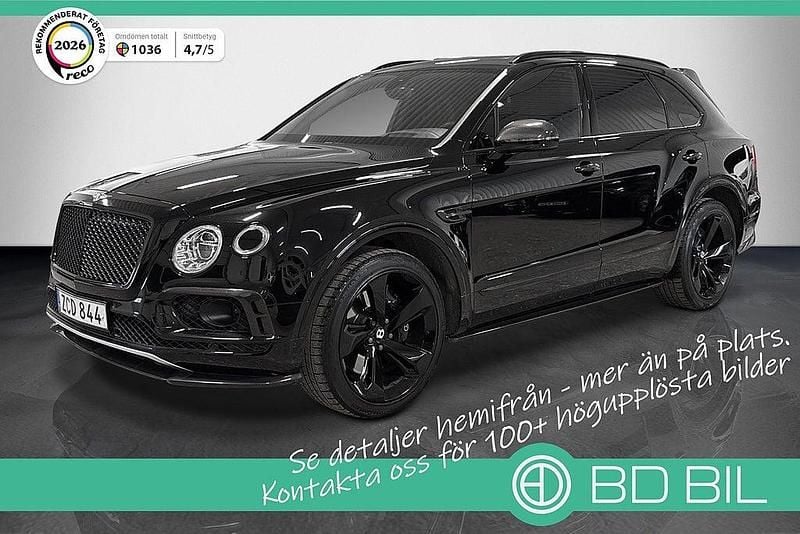 Begagnad Bentley Bentayga Mulliner 608 HK (447 kW) 2017 Svartmetallic SUV