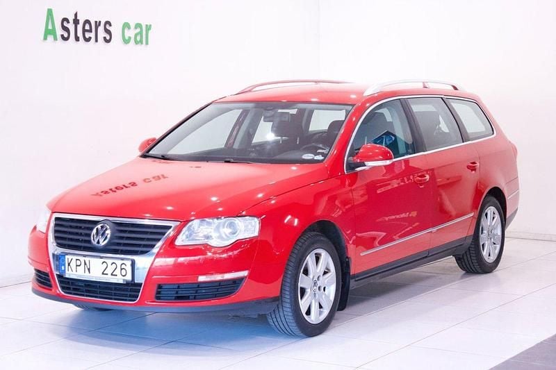 Röd Begagnad 2010 VW Passat Sportline Kombi | 44 900 kr (Marknadspris) - Bild 1/4